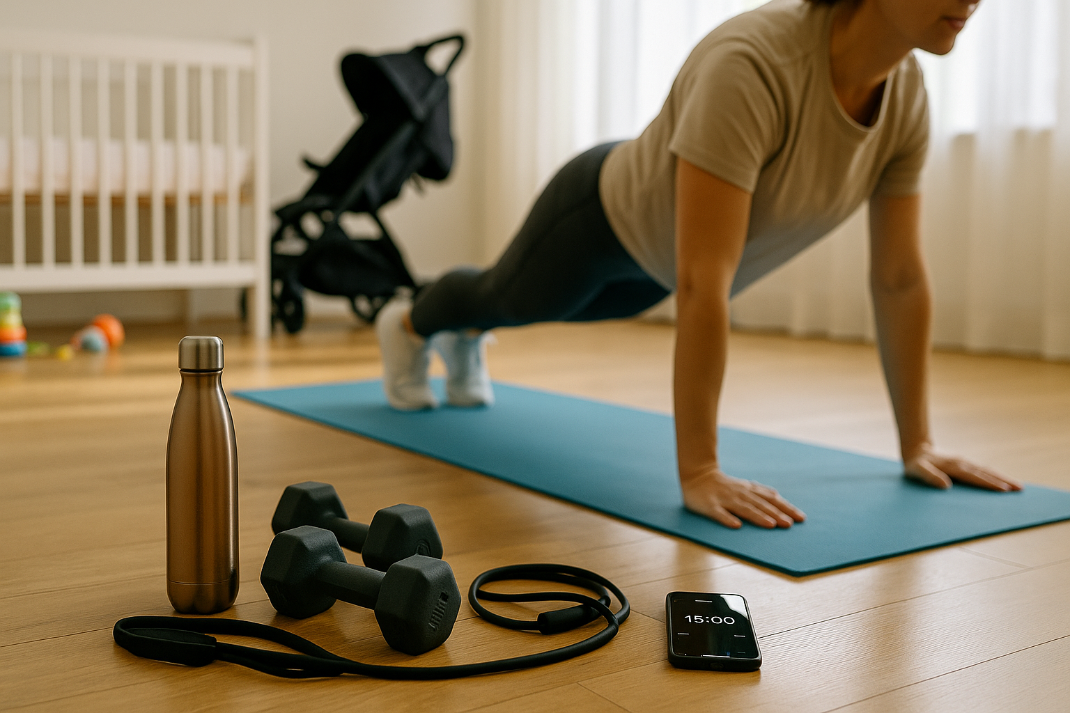 15-Minute Home Workouts for Busy Parents