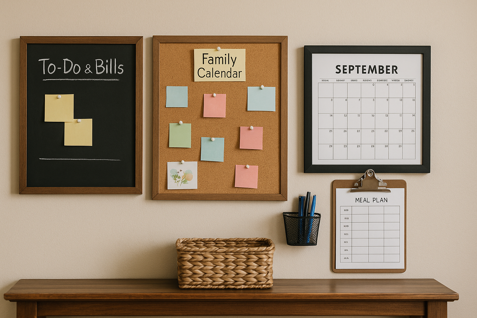 How to Build a Family Command Center on a Budget