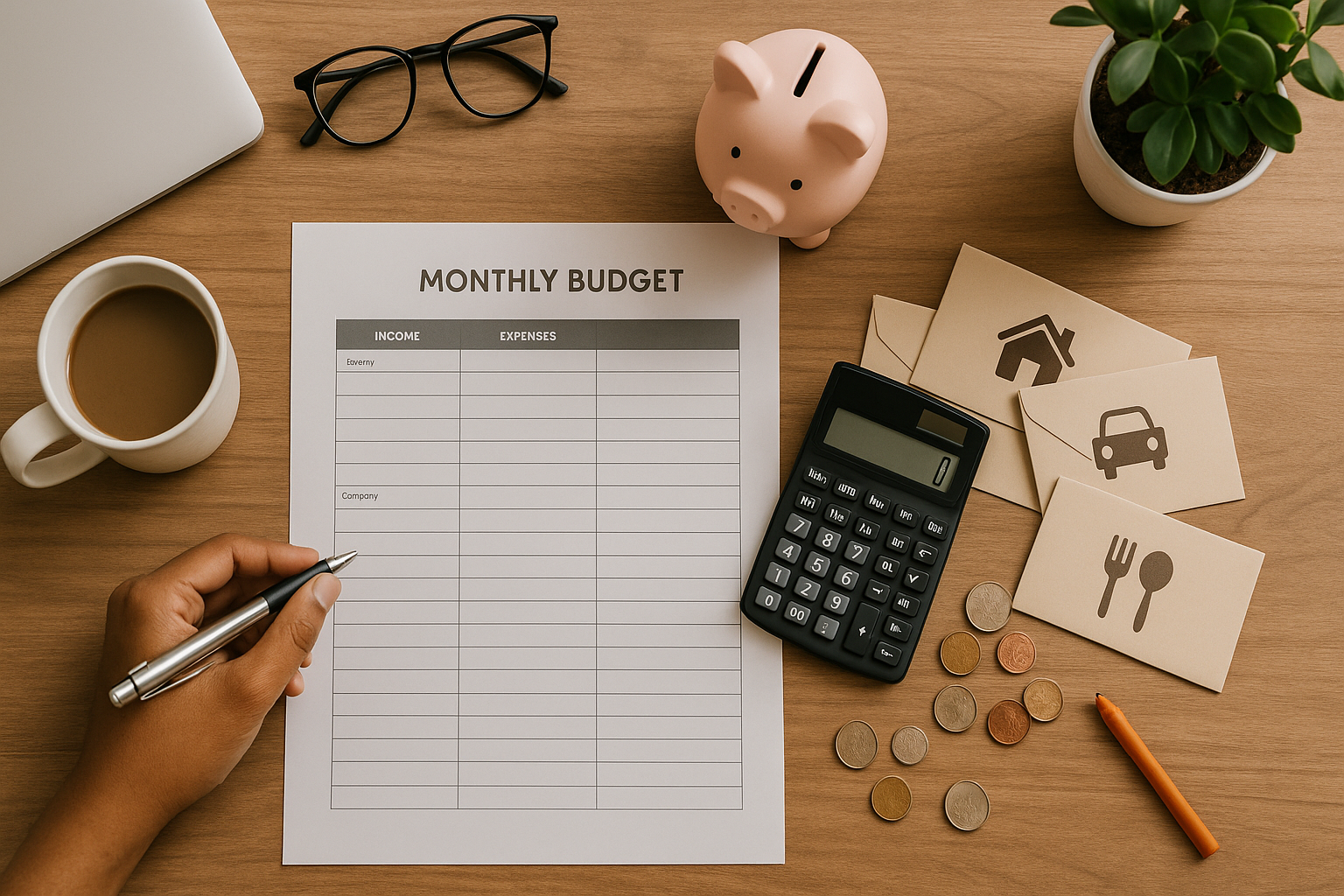 How to Create a Monthly Family Budget Template