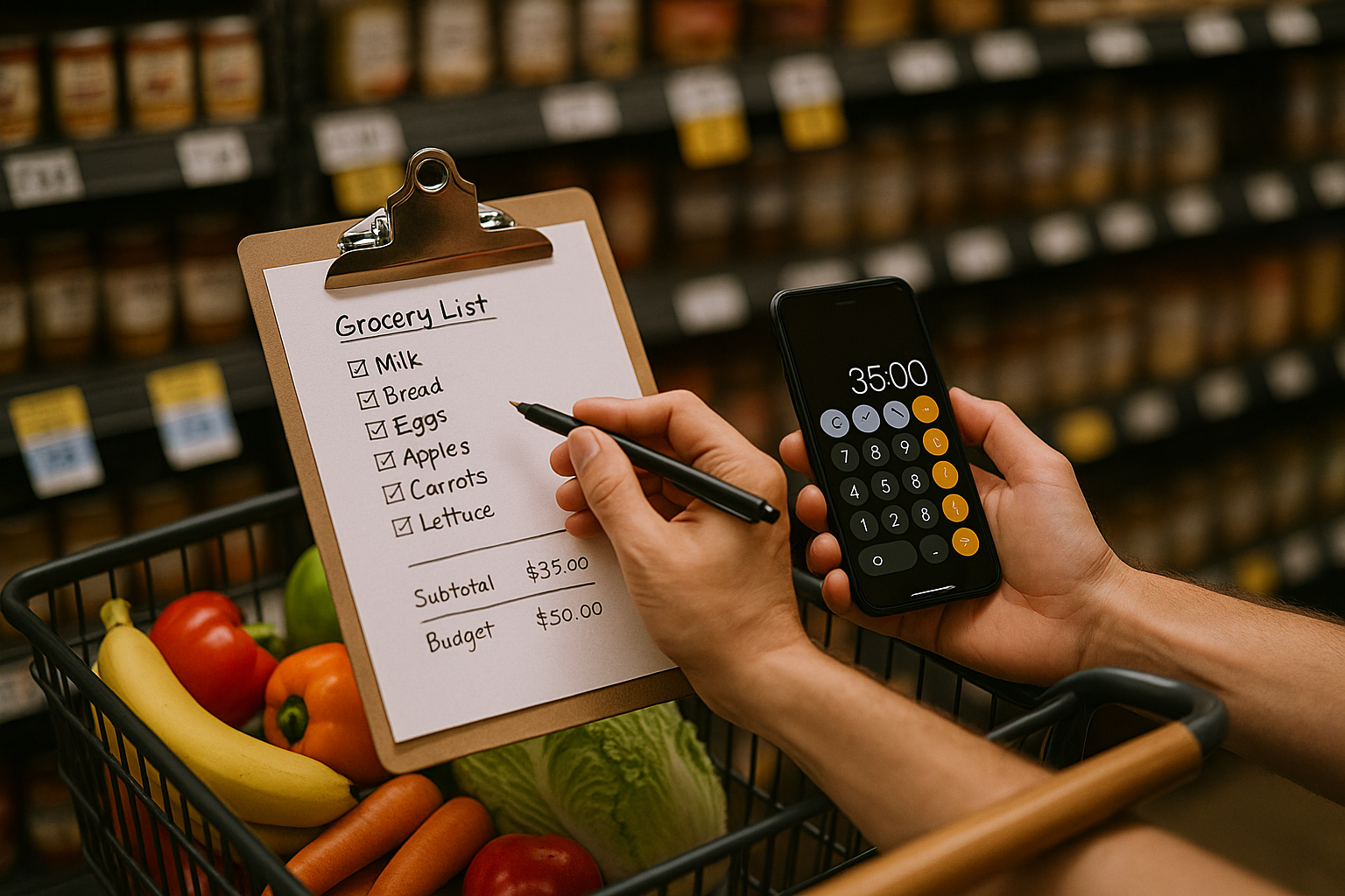 Smart Grocery Shopping: How to Stick to Your List Every Time
